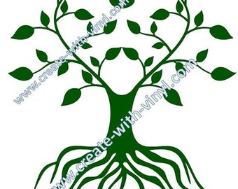 FILE SVG FAMILY ROOTS - disegno del segno pallet - Cameo - Cricut - Silhouette - file svg - Come rami su un albero