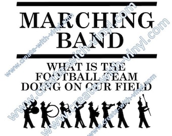 MARCHING BAND SVG - Cricut - Cameo - Heat Transfer Vinyl - Silhouette - file svg