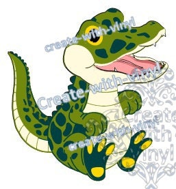 Cartoon Alligator - Etsy Cartoon Alligator - Etsy