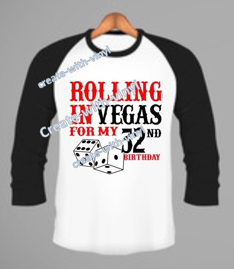 Download ROLLING in VEGAS BIRTHDAY svg file Silhouette Cameo Cricut ...