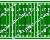 full FOOTBALL field SVG file - Silhouette, Cameo, Cricut  - sublimation and print and cut capable - PNG file also included