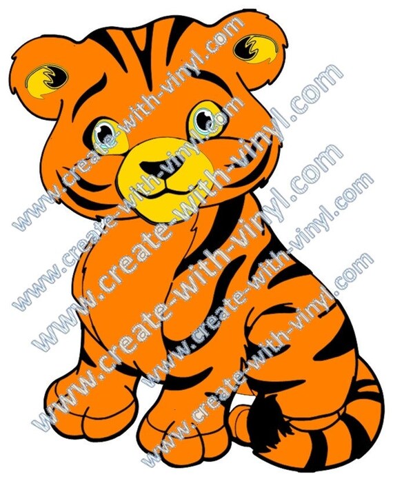 Download Baby Animal Svg Baby Tiger Baby Cricut Cameo Etsy