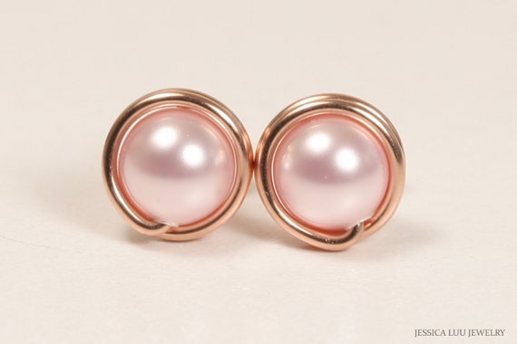 Buy Rose Gold-Toned Earrings for Women by Jewels galaxy Online | Ajio.com