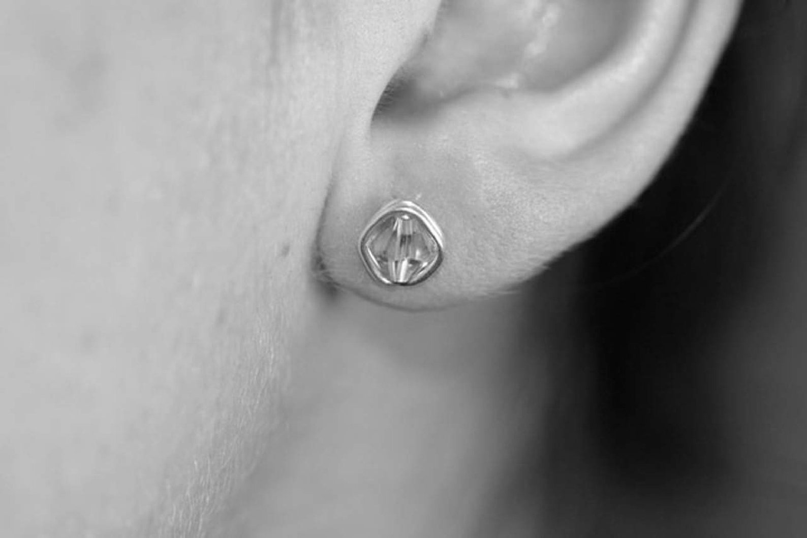 Light Yellow Stud Earrings Sterling Silver or Gold Filled Etsy