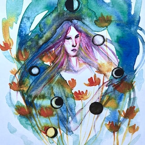 Lunation (original art print)