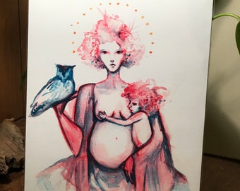 Mother (original art print)