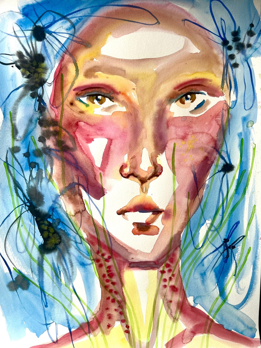 Original, Watercolor, Painting: Emotional Awakening - Etsy