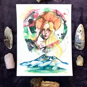 The Summit (original art print)