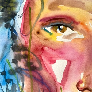Original, Watercolor, Painting: Emotional Awakening - Etsy
