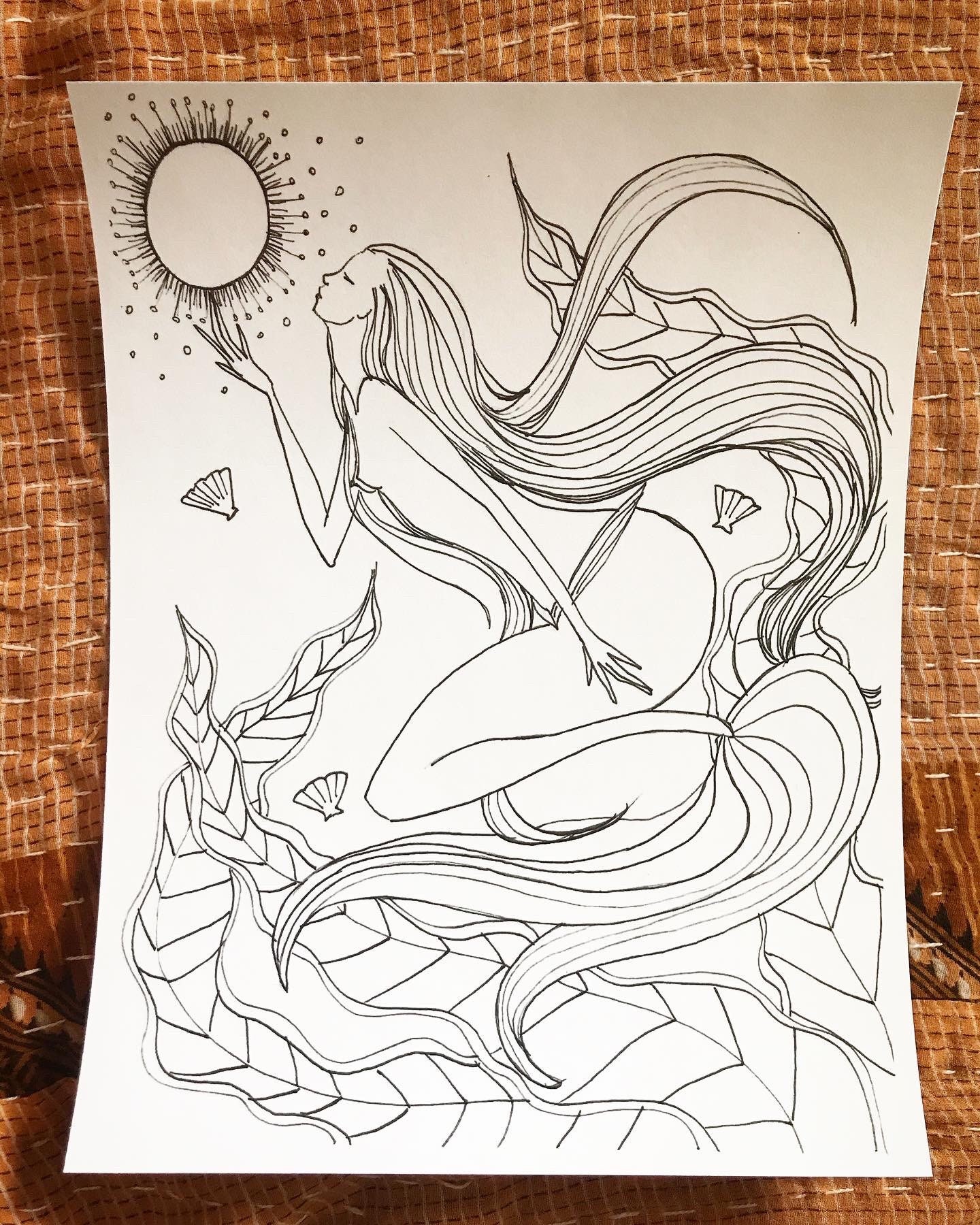 Mystical Beings Coloring Pages | Etsy