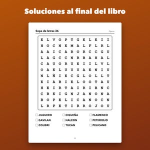 Sopa de letras en letra grande imprimible para mayores, 60 pasatiempos image 4
