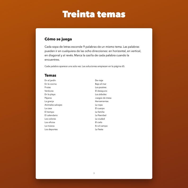Sopa de letras en letra grande imprimible para mayores, 60 pasatiempos image 3