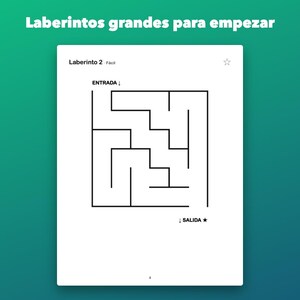 Laberintos para niños de 4 a 8 años, 100 imprimibles de fáciles a difíciles image 2