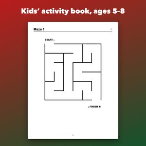 Christmas Party Pack Printable Bundle, Games, Bingo and Kids Activity Book image 4