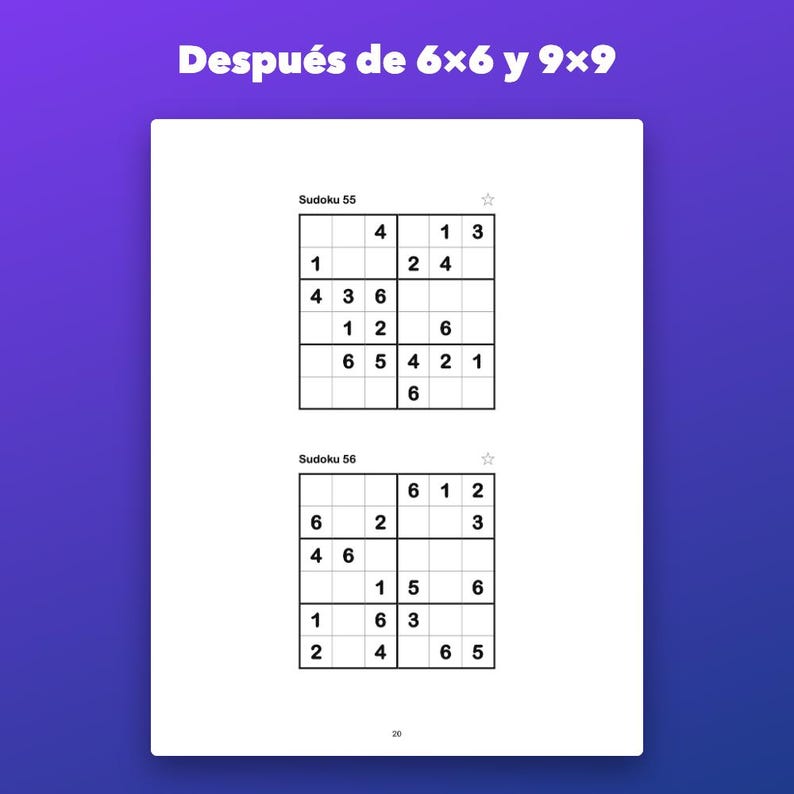 Sudoku para niños de 6 a 10 años, 150 imprimibles de 4x4, 6x6 y 9x9 image 3