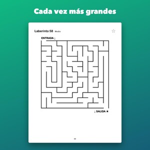 Laberintos para niños de 4 a 8 años, 100 imprimibles de fáciles a difíciles image 3
