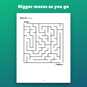Mazes for Kids Ages 4-8, 100 Printable Puzzles from Easy to Hard afbeelding 3