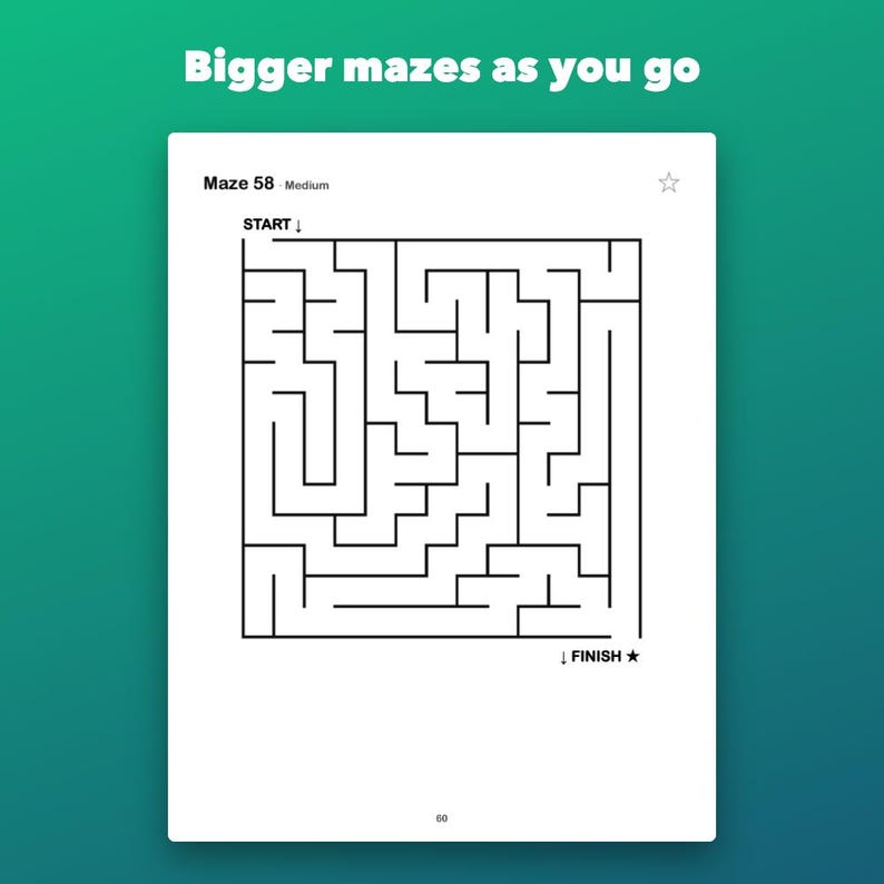 Mazes for Kids Ages 4-8, 100 Printable Puzzles from Easy to Hard afbeelding 3