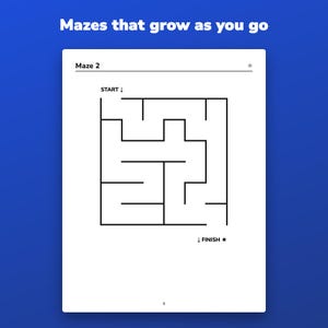 Hanukkah Activity Book Printable for Kids Ages 5 to 8, Mazes, Sudoku and Word Search image 3