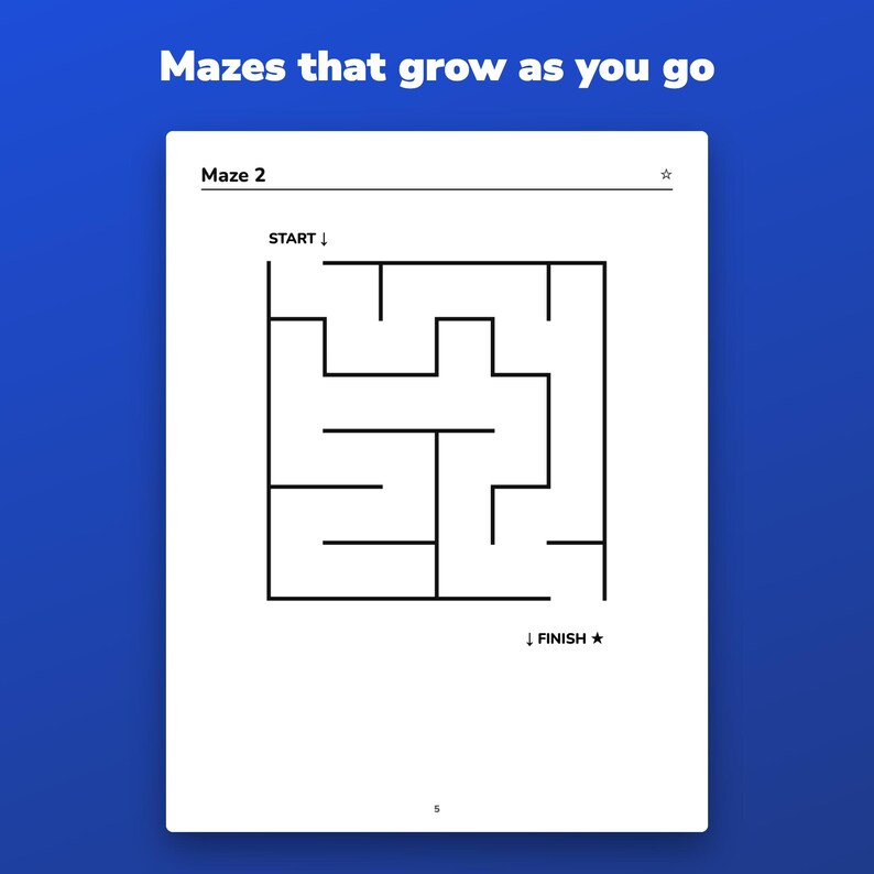 Hanukkah Activity Book Printable for Kids Ages 5 to 8, Mazes, Sudoku and Word Search image 3