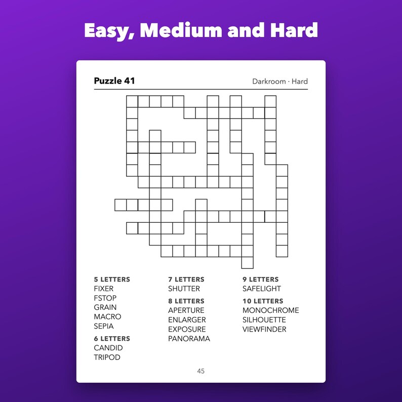 Juegos de completar palabras con letra grande para imprimir, ideales para personas mayores. 60 rompecabezas temáticos. imagen 3