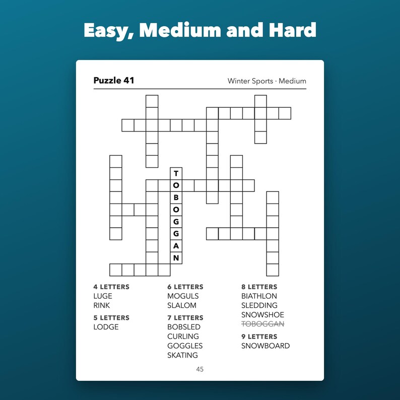 Large Print Word Fill-Ins Volume 2 Printable for Seniors, 60 More Puzzles image 3
