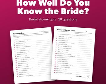 Hur väl känner du till brudspelet? Utskrivbart och ifyllbart quiz om möhippa.