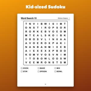 Thanksgiving Activity Book for Kids Ages 5-8, Printable Mazes, Sudoku, Word Search image 4