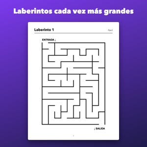 Pasatiempos en letra grande imprimibles, sudokus, sopas de letras y laberintos image 4