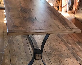 Chestnut dining table. 36" x 108" x 30"