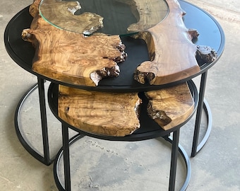 Maple coffee table set