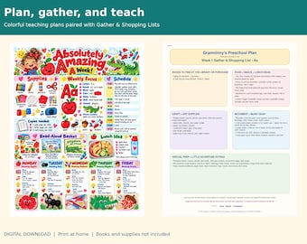 Vorschul-Lehrplan: Wochen 33-43, US-Letter-Format (PDF-Download)