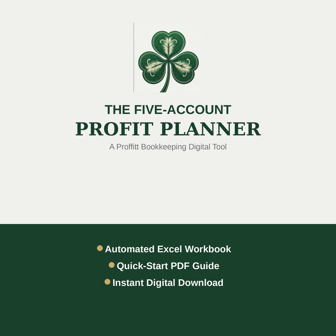 Profit Allocation Planner for Small Business, Automated Excel Budget ...