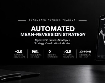Pacchetto di strategie e indicatori specializzati per il trading algoritmico offerto da una società di trading proprietario.