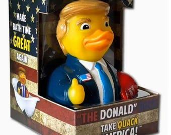 CelebriDucks "Donald" Duck Rubber Duck Take Quack America and Make Bath Time Fun!