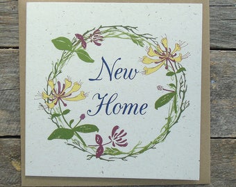 Honeysuckle New Home Card