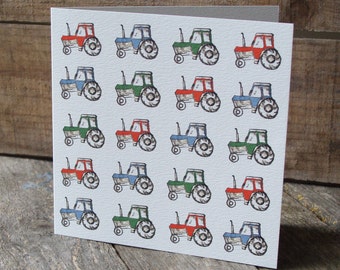 Tractors Card