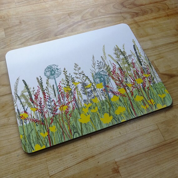 Extra Large Buttercup Meadow Placemat Serving Board Worktop Etsy