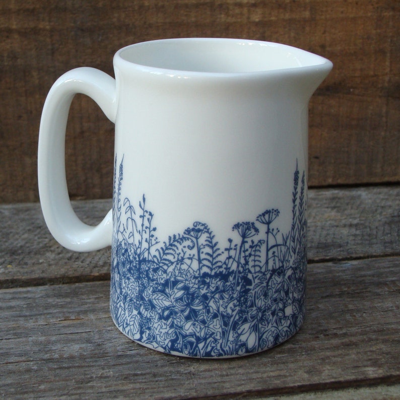 Quarter Pint Hedgerow Milk Jug Etsy