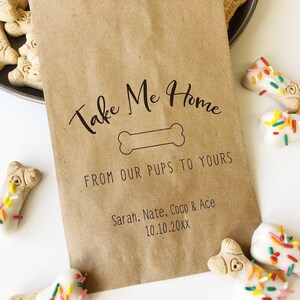 Wedding Doggie Bags, Wedding Dog Treat Bags, Puppy Goodie Bags, Wedding ...