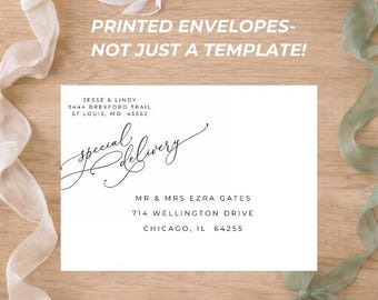 Elegant Calligraphy Envelope Addressing Service