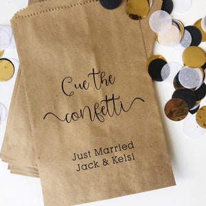 Confetti Toss Bags - Petal Toss - Wedding Send Off - Petal Bags - Wedding Send off - Wedding Favor Bags - Cue the confetti - Set of 25