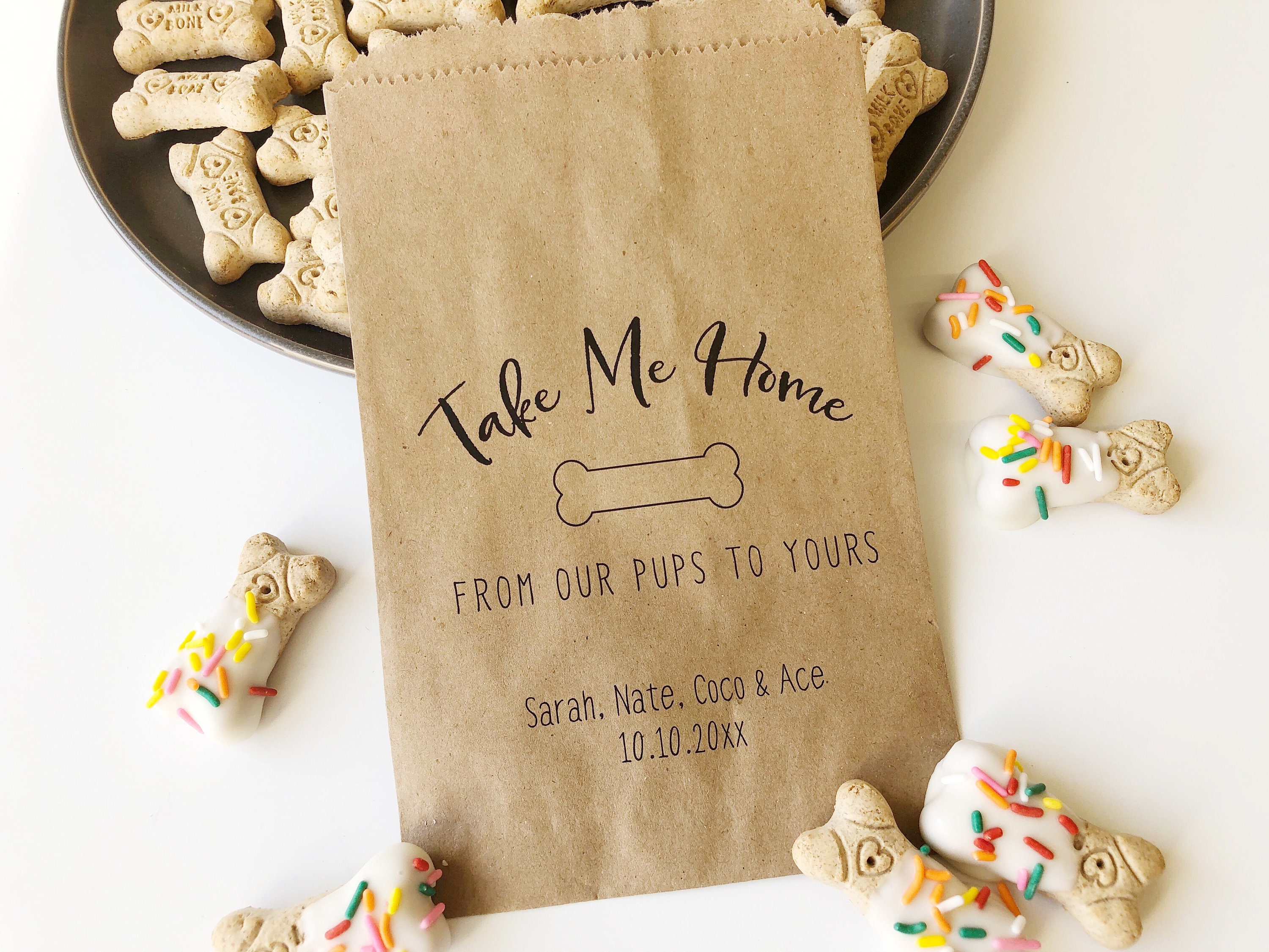 Doggie Bag Wedding Treat Bags Goodie Bags Wedding Favor | Etsy