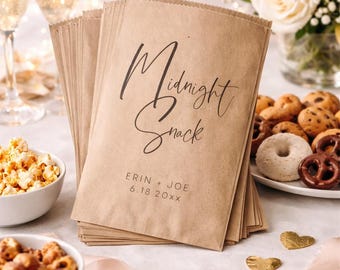 Midnight Snack Wedding Reception Favors for Guests - 25 pk