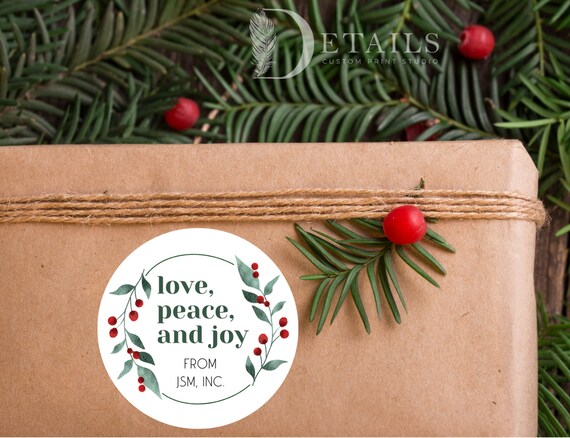 Personalized Christmas Gift Stickers