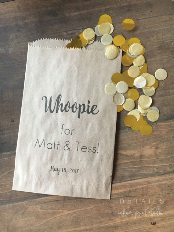 Items similar to Wedding Confetti Toss Bag Recycled Paper Favor Bags