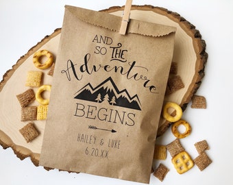 Trail Mix Bags - Popcorn Bags - Snack Sized Popcorn Bags - Popcorn Favor Bags - Popcorn Bar - Popcorn box alternative - 25 pack