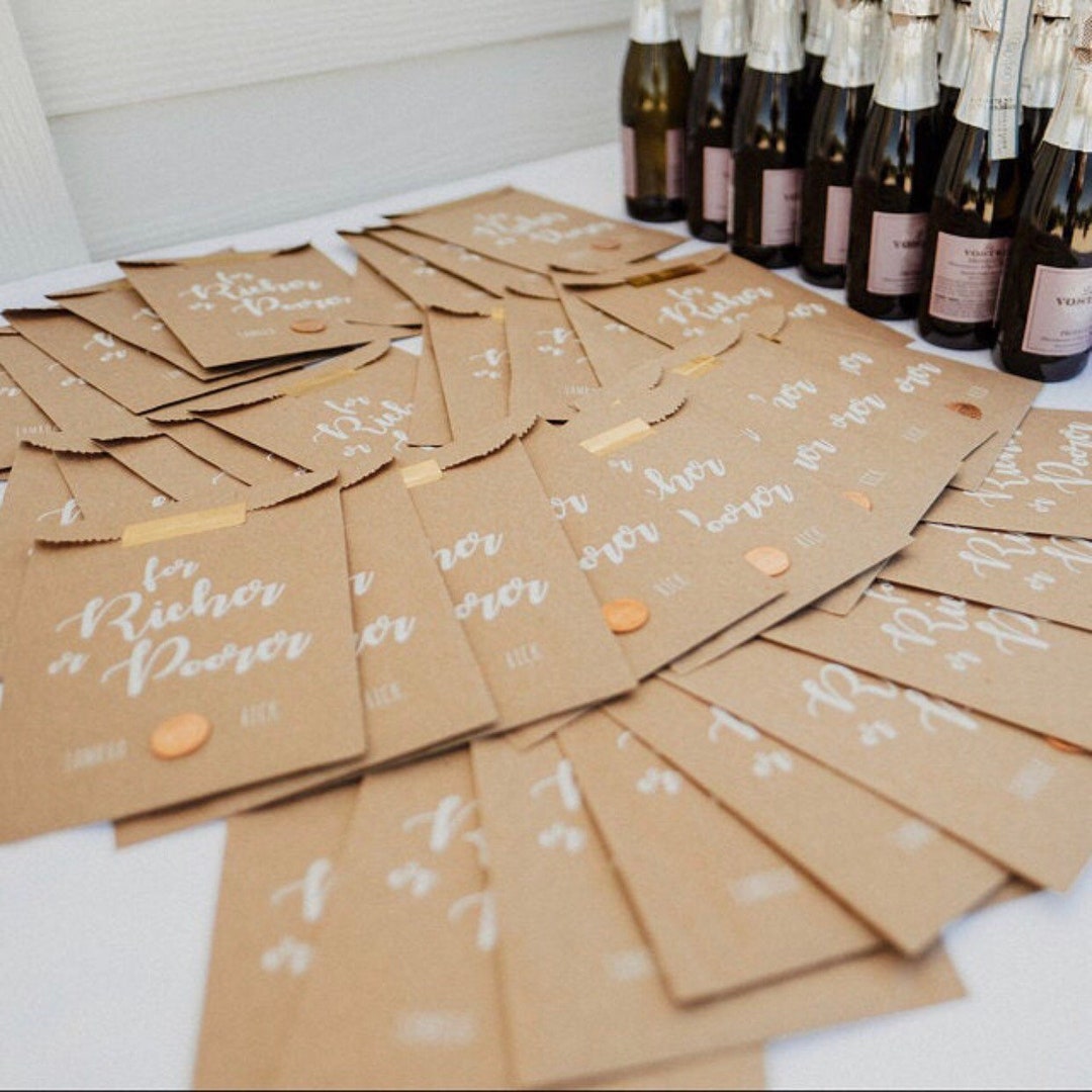 Lucky In Love Packaging Wedding Favor Envelopes - Lucky In Love Glassine  Ticket Holders For Guests Lucky Commerce, image size:1080x1080