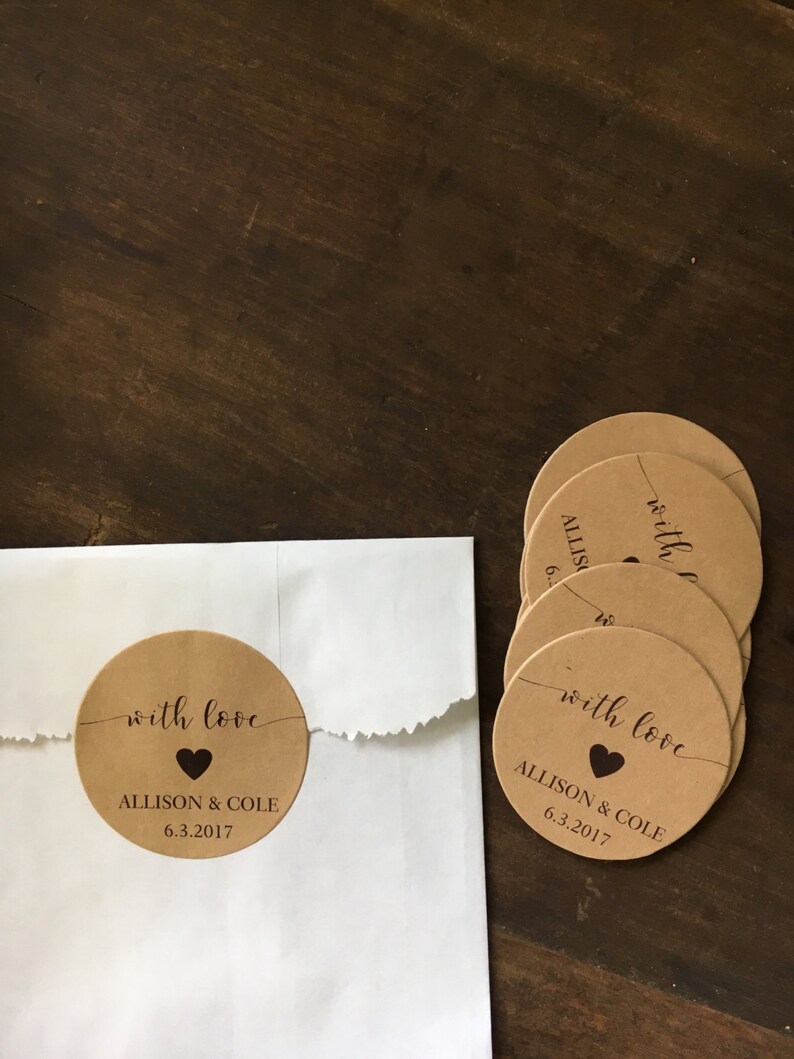 Wedding Seals Rustic Wedding Stickers Honey Favor Labels Etsy