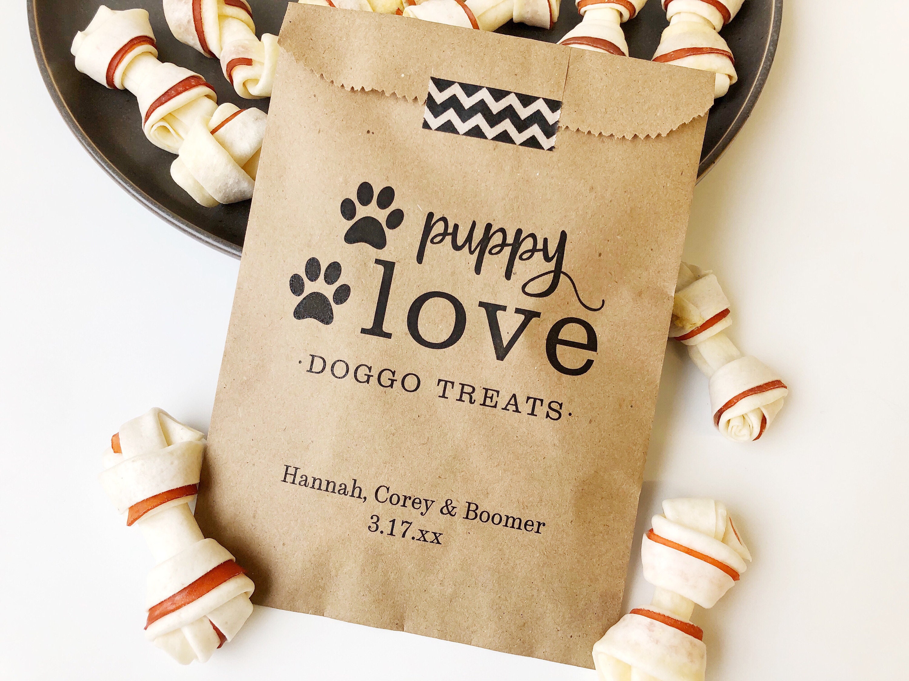 Doggie Bag Wedding Treat Bags Goodie Bags Wedding Favor Etsy